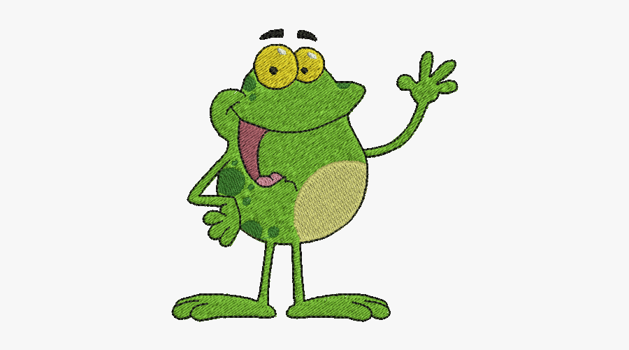 Frog Clipart Waving, Transparent Clipart