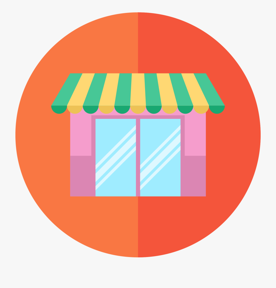 Dome Awning Png Clip Art Image - Icon Quầy Bán Hàng, Transparent Clipart