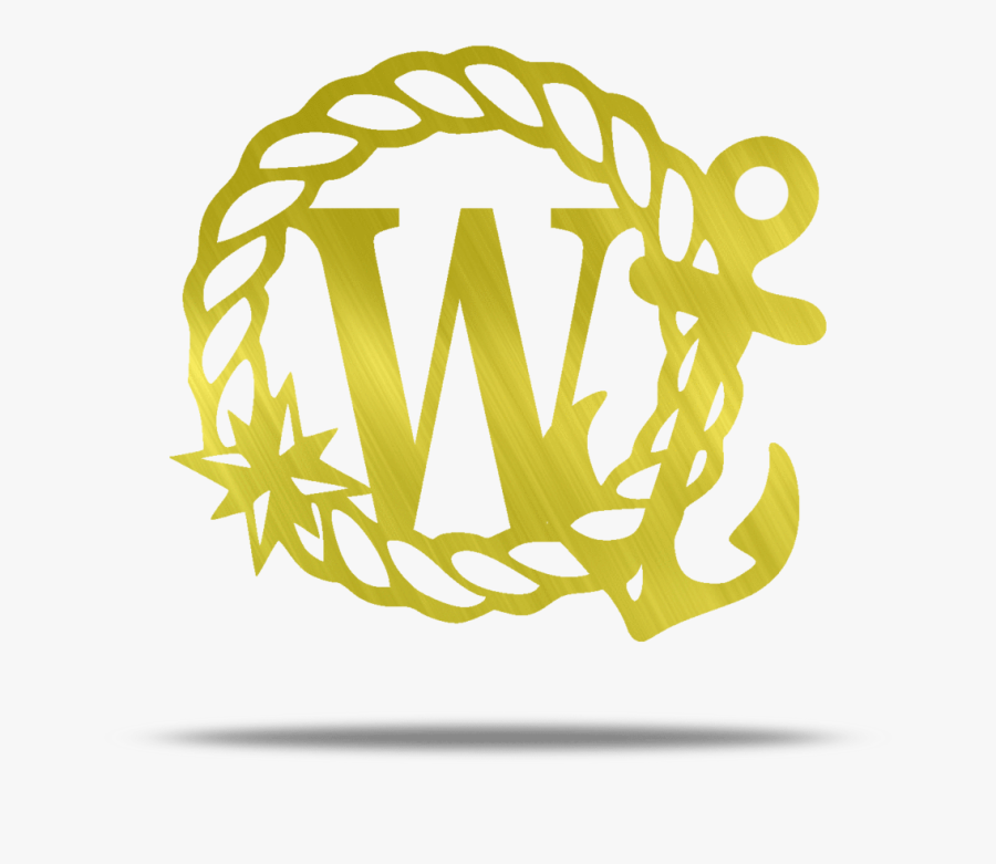 Anchor Rope Personizable Metal Wall Art - Nautical Rope Silhouette, Transparent Clipart