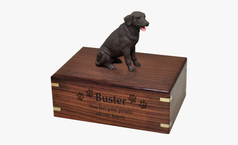 Black Labrador Pet Urns, Transparent Clipart
