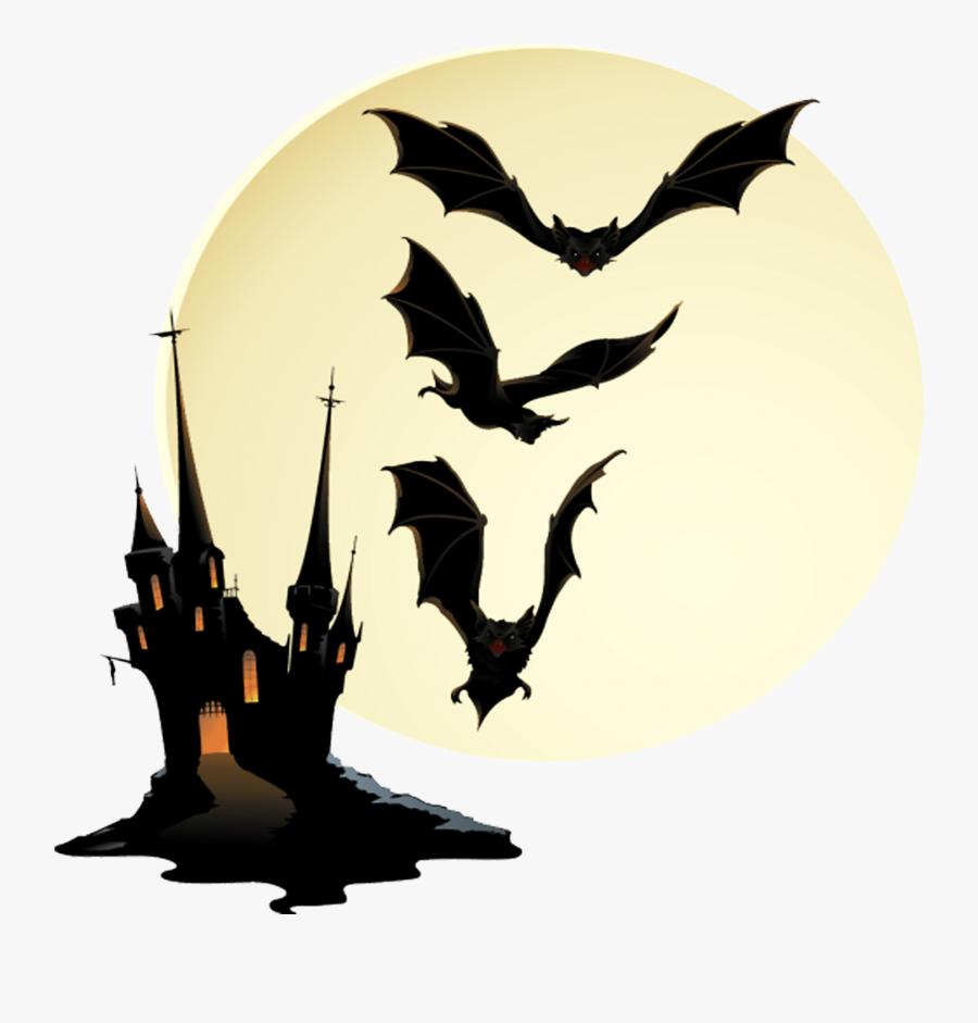 Halloween Haunted House Spooky Clip Art - Castle Halloween, Transparent Clipart