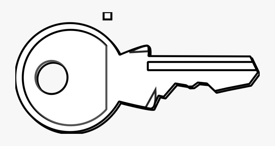 Key Clipart Outline - Key Clipart Black And White Png, Transparent Clipart