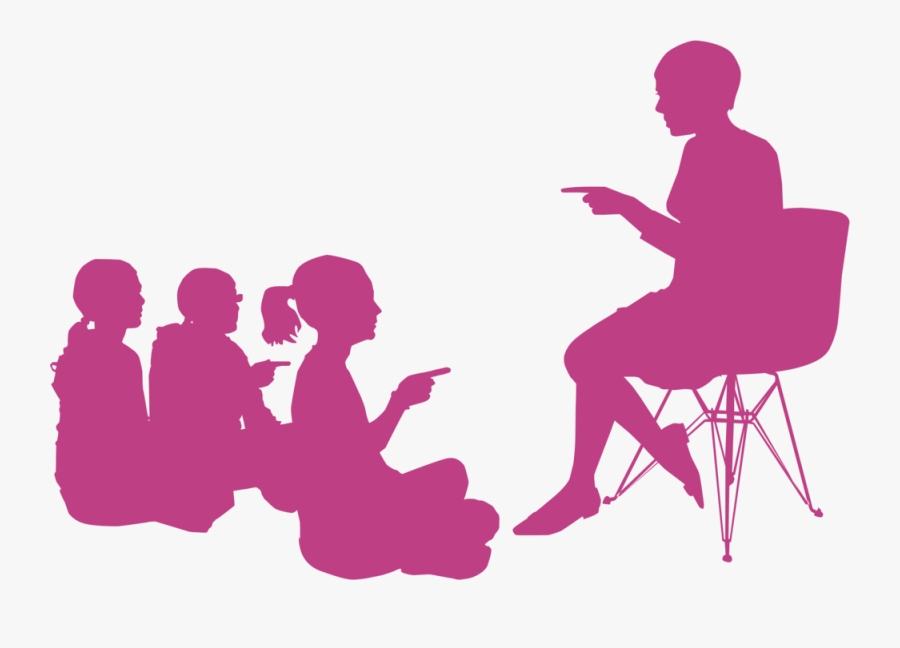 Transparent Student Silhouette Png - Sitting, Transparent Clipart
