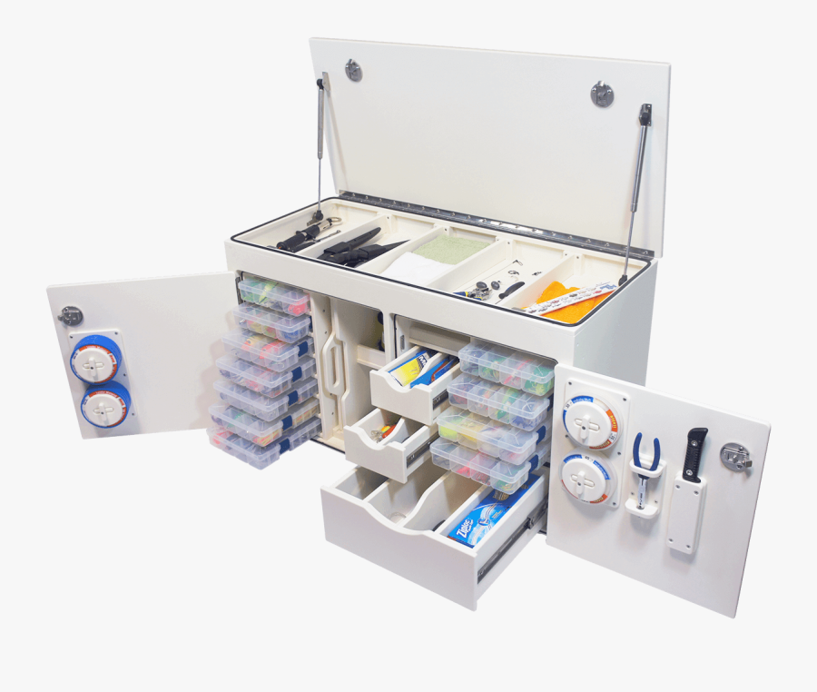 Fishing Tackle Box For Boat, Transparent Clipart