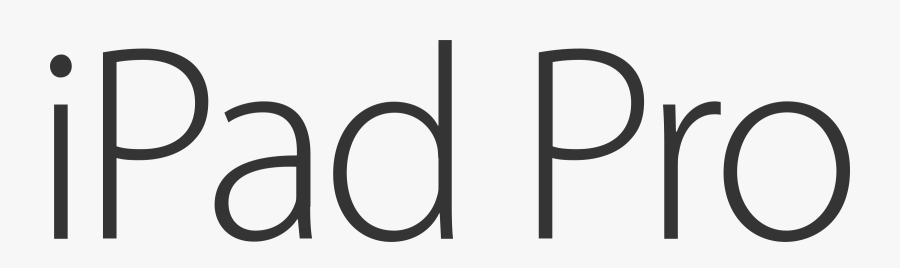 Ipad Pro Logo Png Transparent - Apple Ipad Pro Logo, Transparent Clipart