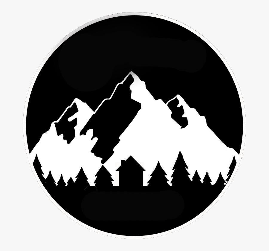 Best Coast All Black Backgroundmntnsonly Copy - Логотип Горы И Лес, Transparent Clipart