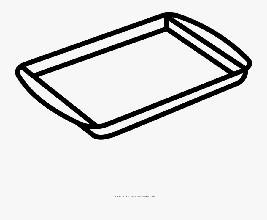 Baking Sheet Coloring Page - Cookie Sheet Clipart Black And White, Transparent Clipart