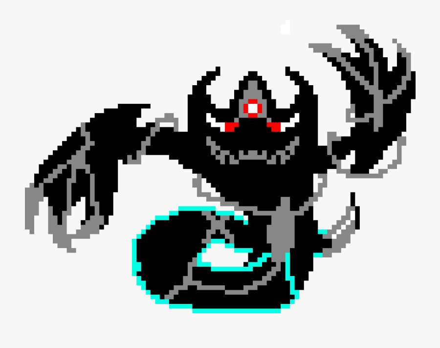 Pixel Art Shadow Creature, Transparent Clipart