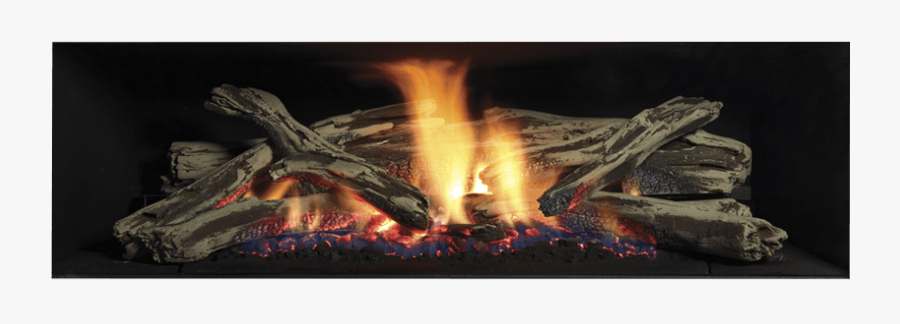 Regency Gas Fire Driftwood Logs - Campfire, Transparent Clipart