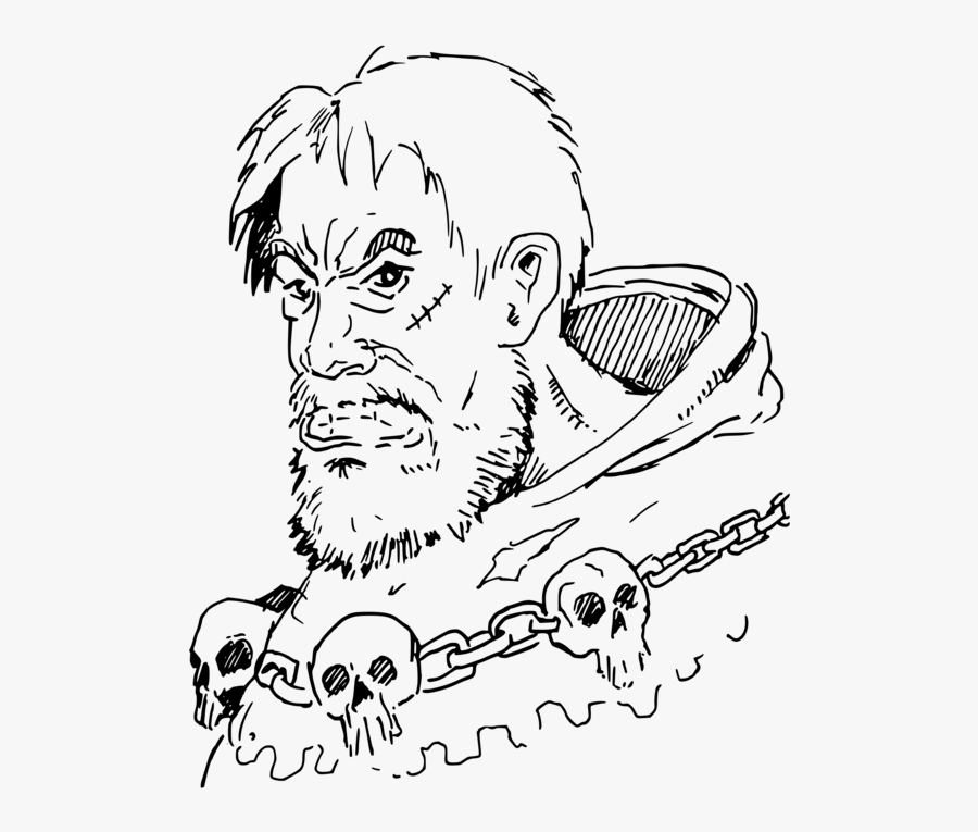 Art,monochrome Photography,hair - Drawing, Transparent Clipart