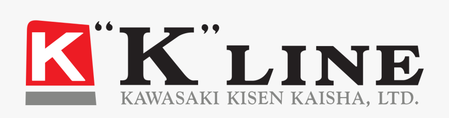K Line Shipping Logo, Transparent Clipart