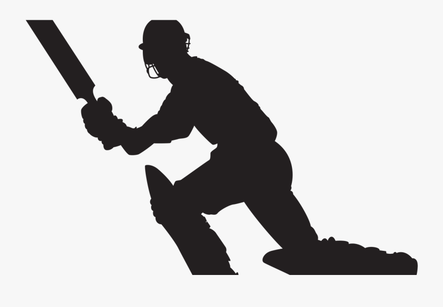 Cricket Player Silhouette Png Clip Art Image Gallery - Cricket Silhouette Vector Png, Transparent Clipart