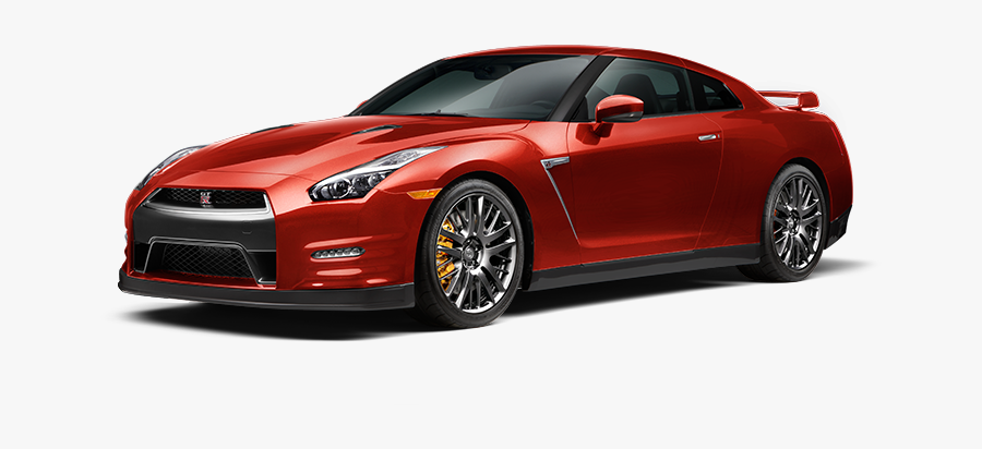 Sports Car Transparent - Nissan Gtr Red Png, Transparent Clipart