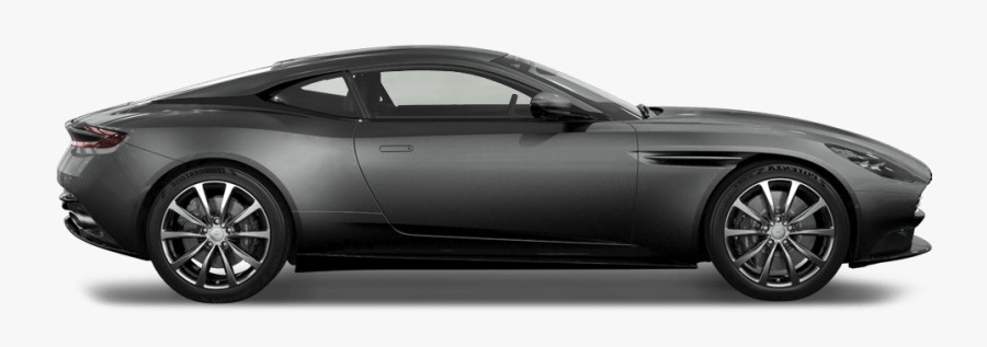 Aston Martin Db 11 Grey Side View, Transparent Clipart