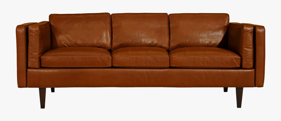 Brown Couch Png, Transparent Clipart