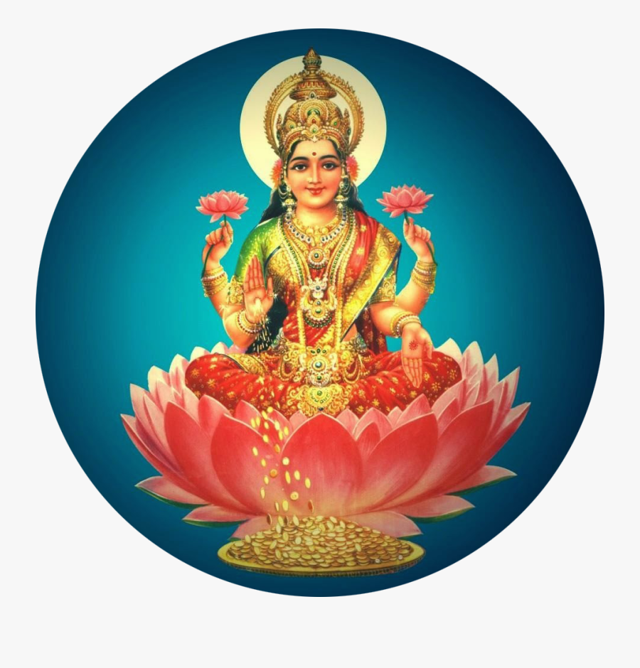 Drop Us A Line - Goddess Lakshmi, Transparent Clipart
