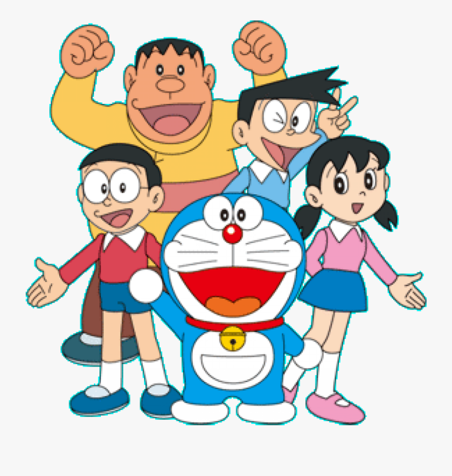 Doraemon And Friends Png - Doraemon And Friends Drawing, Transparent Clipart