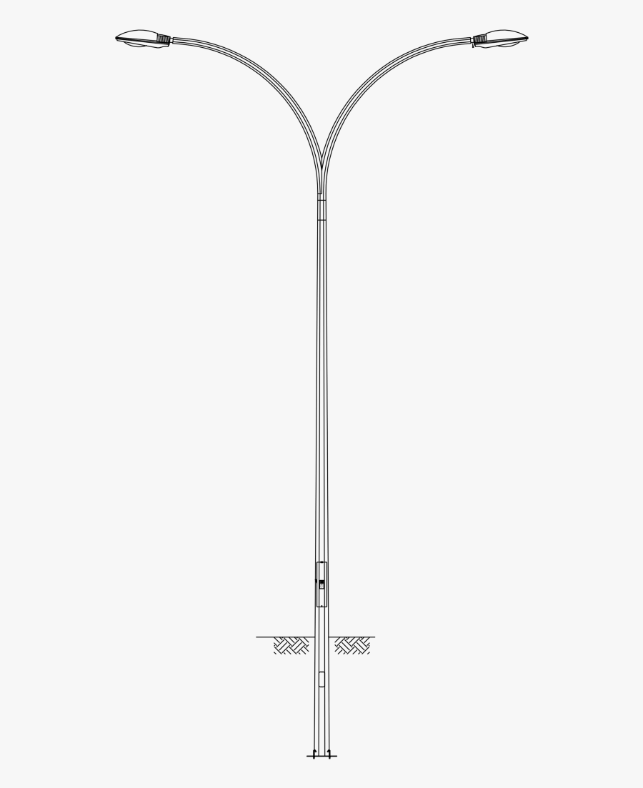 Streetlight Clipart Transparent - Street Light Poles Png, Transparent Clipart