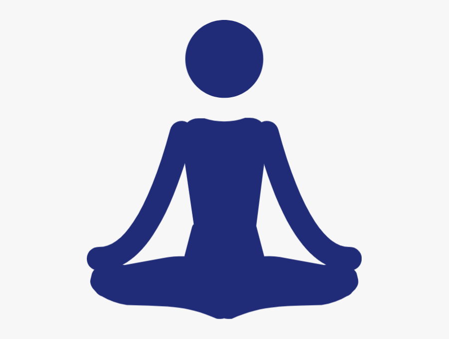 Vector Women Meditating - Sitting, Transparent Clipart