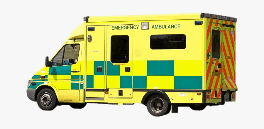 Yellow Ambulance, Transparent Clipart