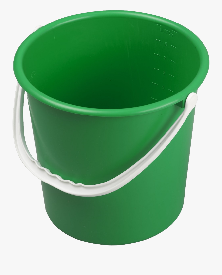 Green Plastic Bucket Png Image - Green Bucket Png, Transparent Clipart