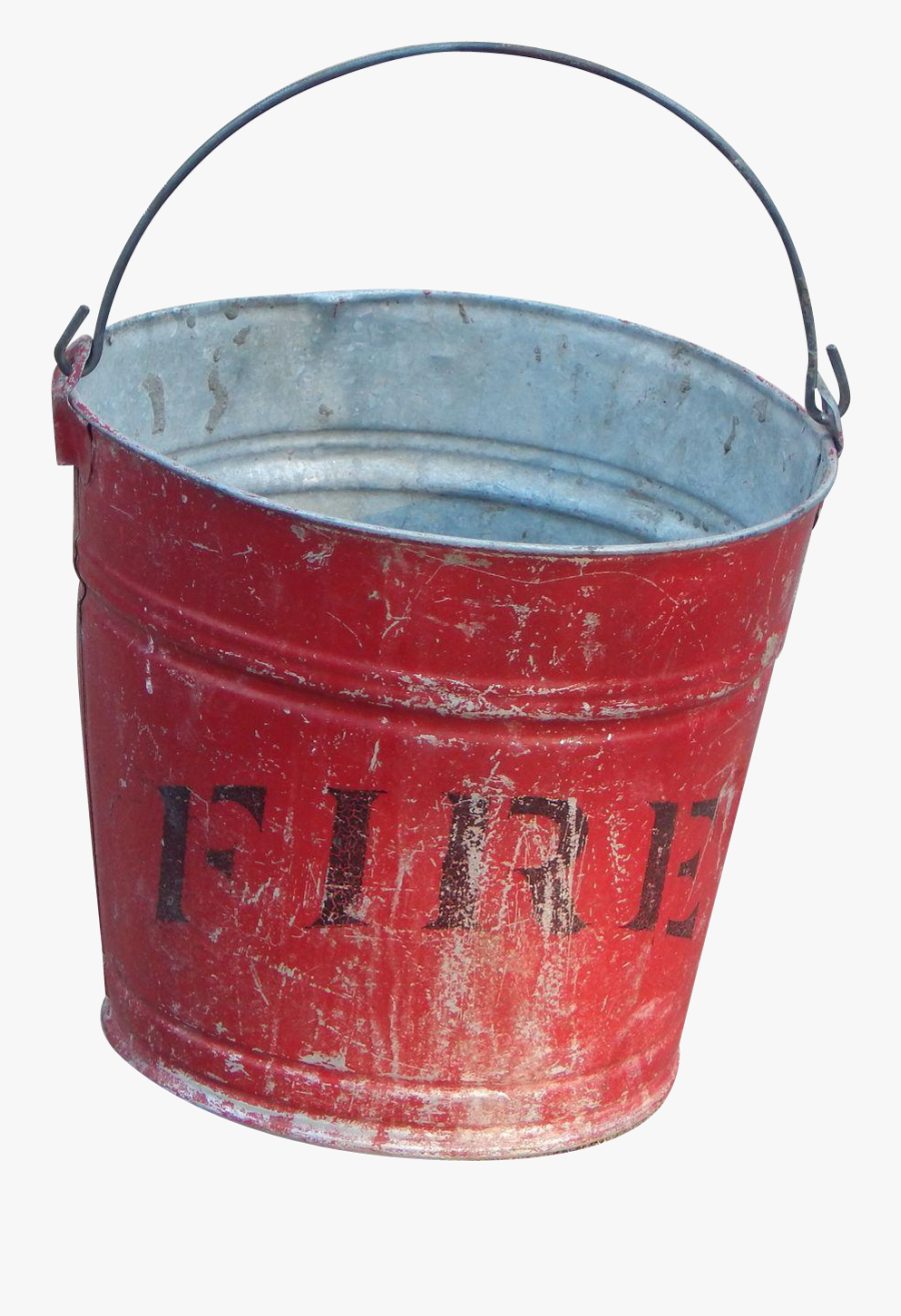 Fire Bucket Png Image Background - Storage Basket, Transparent Clipart