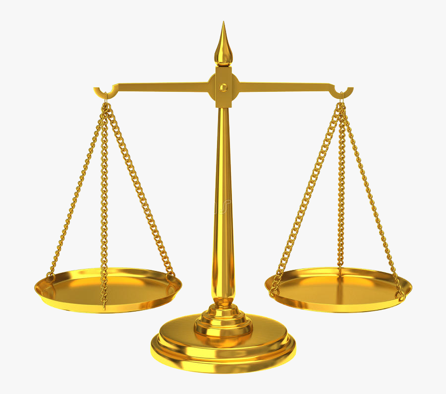 Lawyer Clipart Transparent Background - Silver Scales Of Justice Png, Transparent Clipart