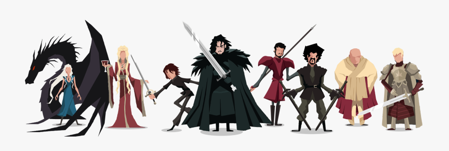 Game Of Thrones Characters Cartoon, Transparent Clipart