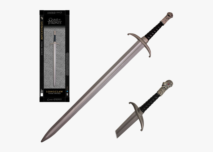 Got Longclaw John Snow Foam Sword - Game Of Thrones Sword, Transparent Clipart