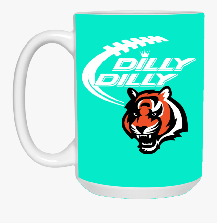 Cincinnati Bengals Dilly Dilly Bud Light Mug Cup Gift - Cincinnati Bengals Logo 2016, Transparent Clipart