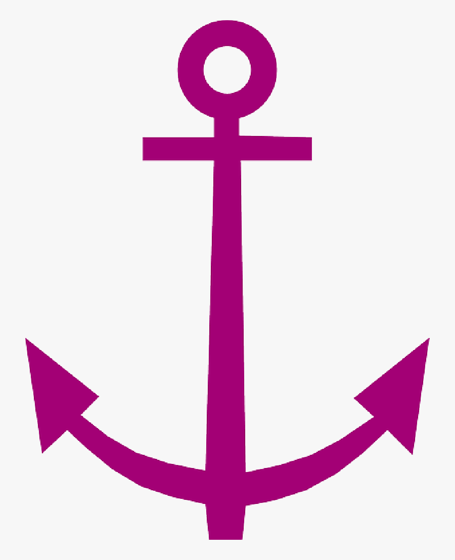 Clipart Anchor Pink - Transparent Background Anchor Png, Transparent Clipart