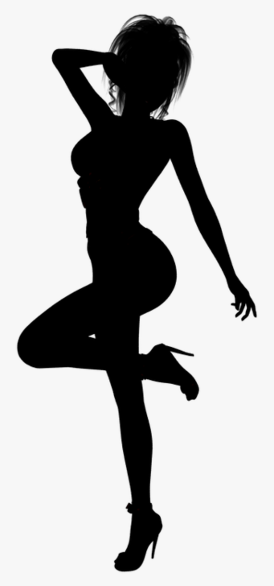 Silhouette Femme Sexy Png, Transparent Clipart