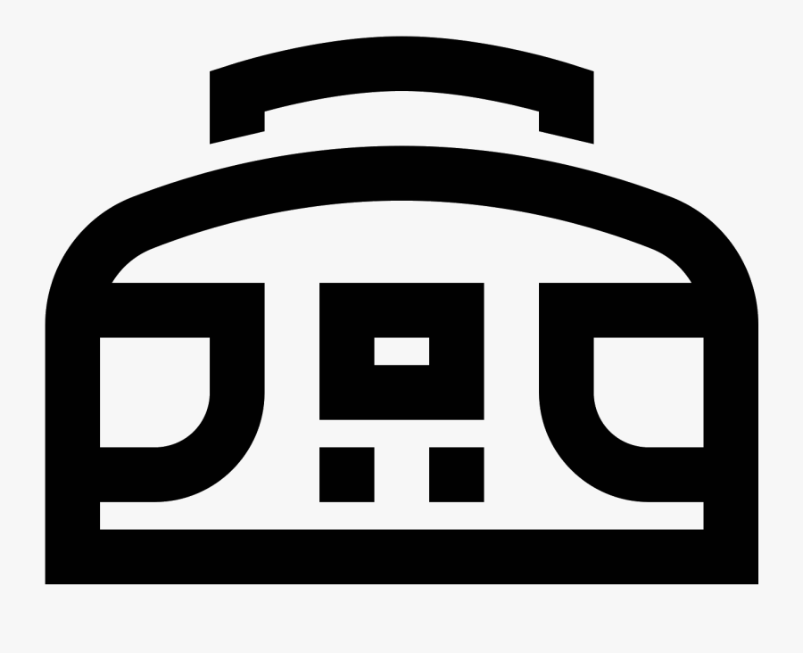 There Is A Rectangle With Curved Edges And A Curved - Parallel, Transparent Clipart