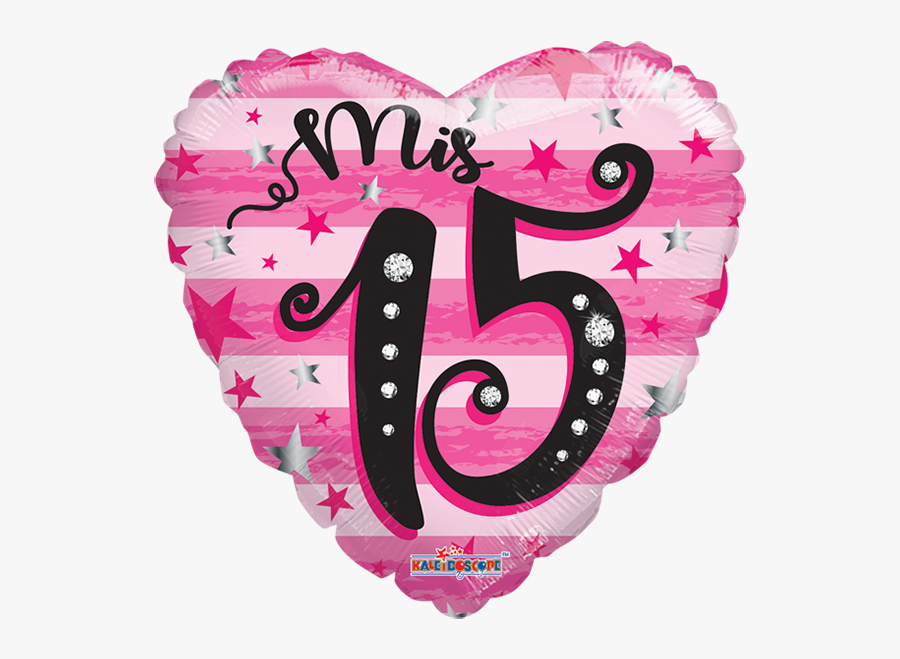 Transparent Mis 15 Png - Globos 15 Años, Transparent Clipart