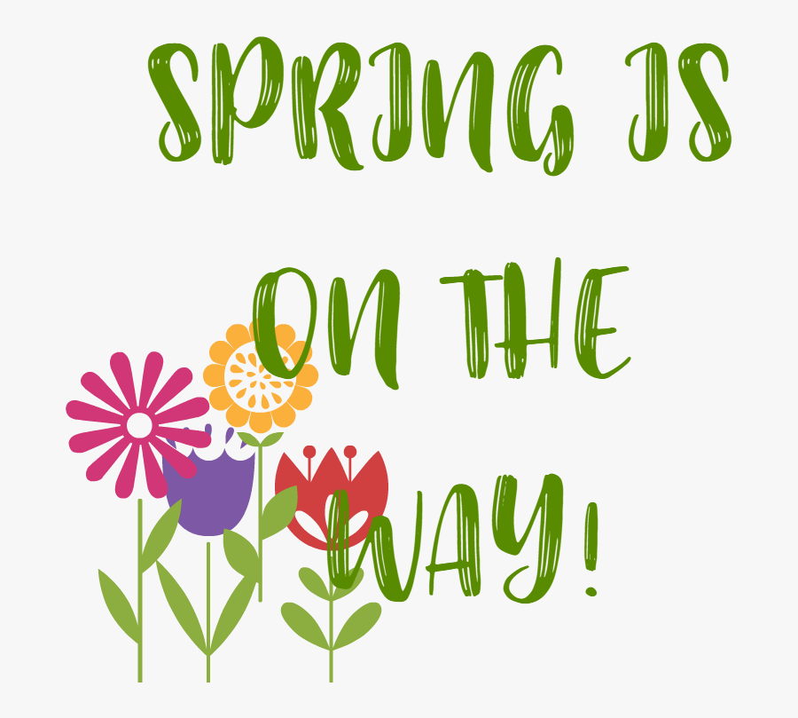 It's Almost Spring, Transparent Clipart