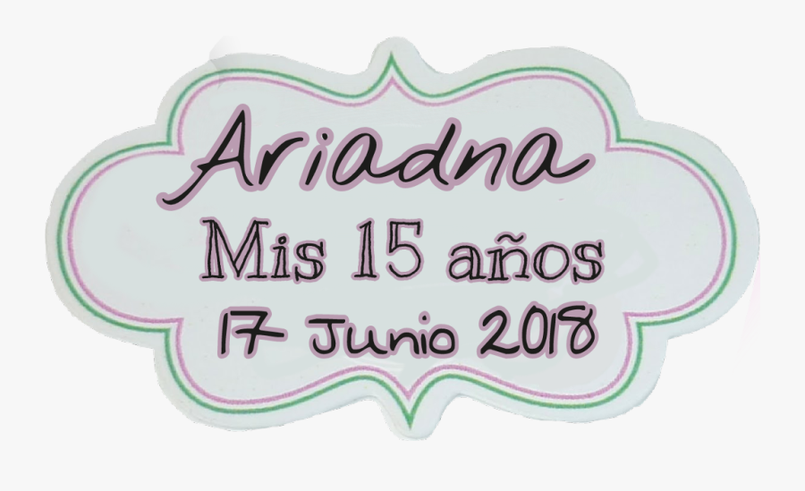 #tarjeta #souvenir #listaparaelcumple #listaparaimprimir - Calligraphy, Transparent Clipart