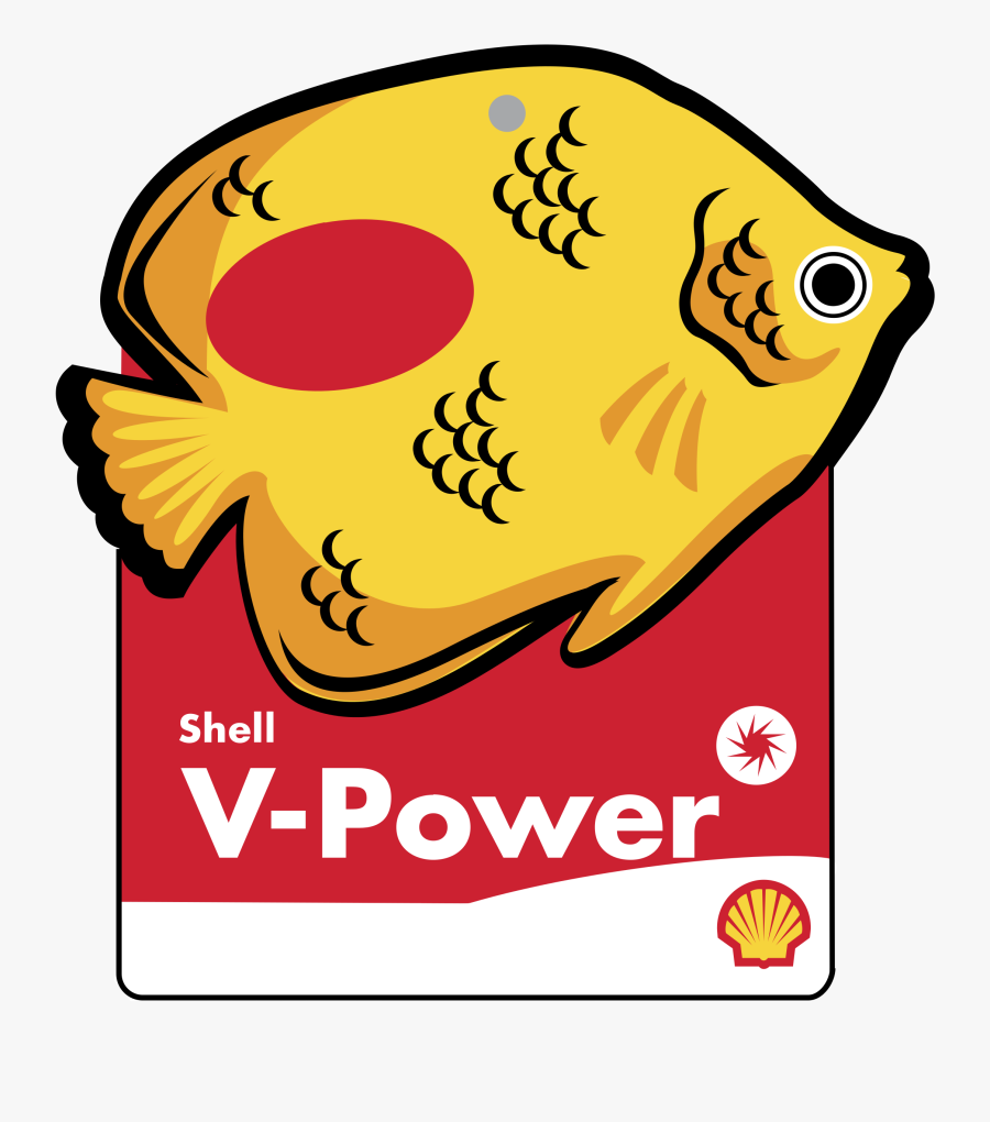 V Power Logo Png Transparent - Logo Shelll V Power, Transparent Clipart