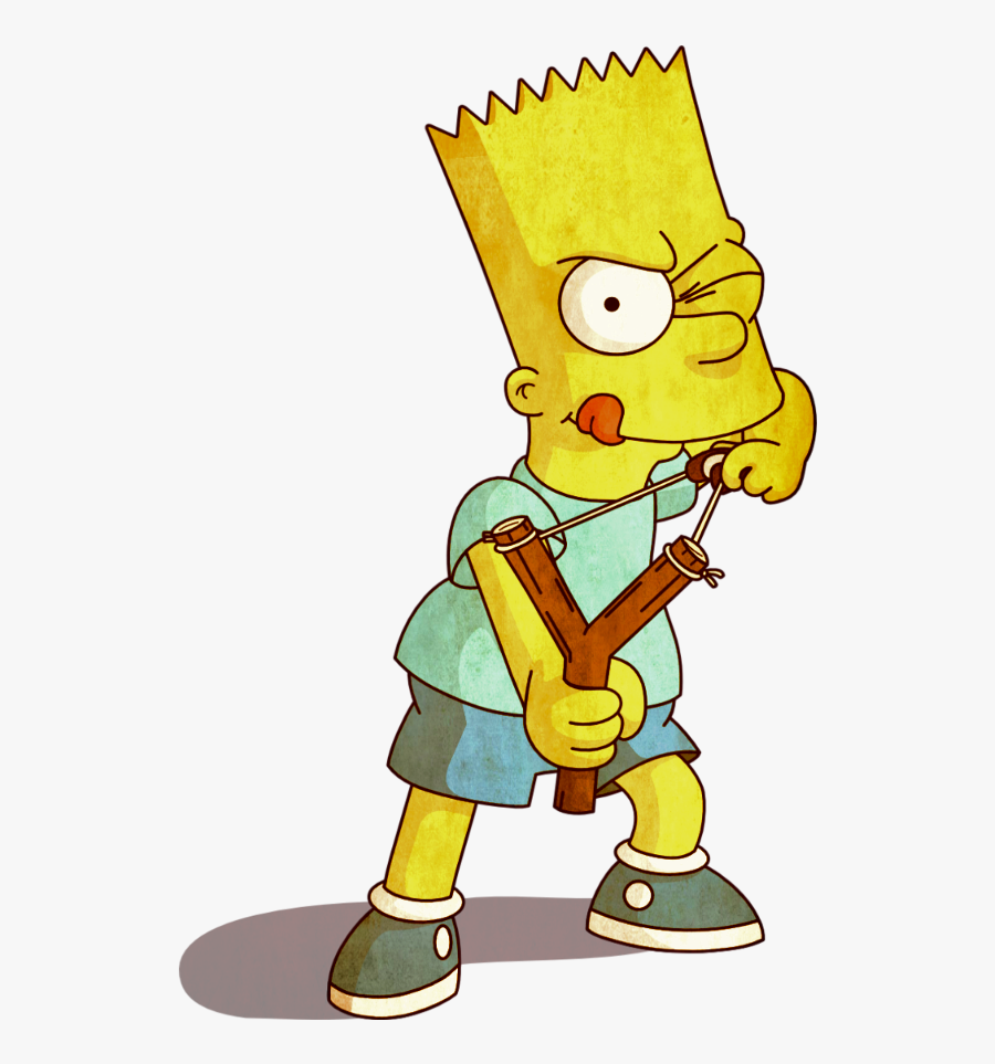 Bartsimpson , Simpsons , Slingshot , Freetoedit - Bart Simpson El Barto ...
