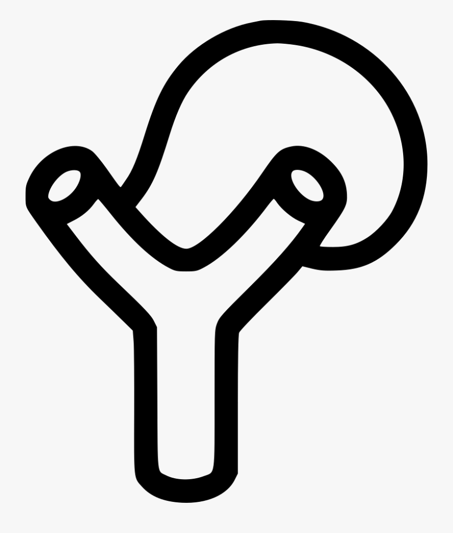 Slingshot - Tiny David, Transparent Clipart