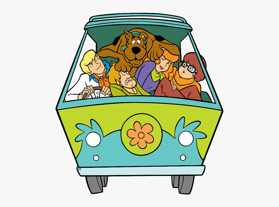 Clipart Of Featuring, Mystery And Fred - Mystery Machine Scooby Doo Clipart, Transparent Clipart