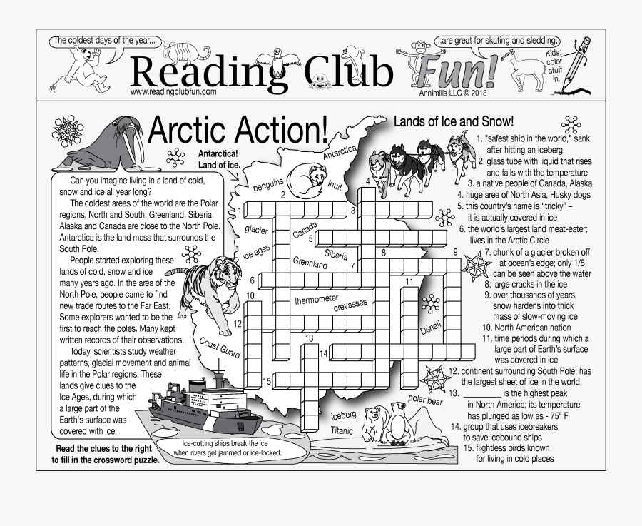Clip Art Arctic Crossword - Aker Arctic, Transparent Clipart