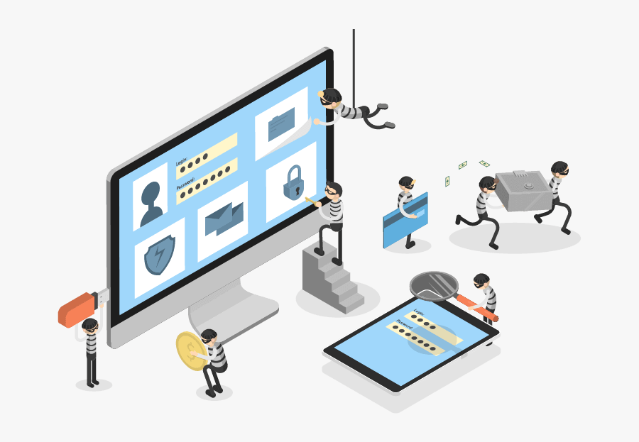 Data Theft, Transparent Clipart