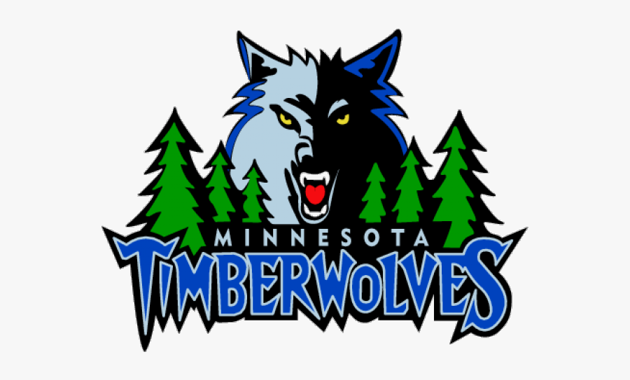 Timberwolves Logo, Transparent Clipart