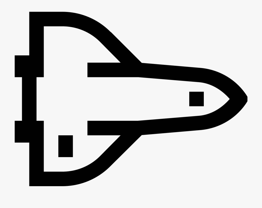 Space Shuttle Icon - Space Shuttle Free Icon, Transparent Clipart