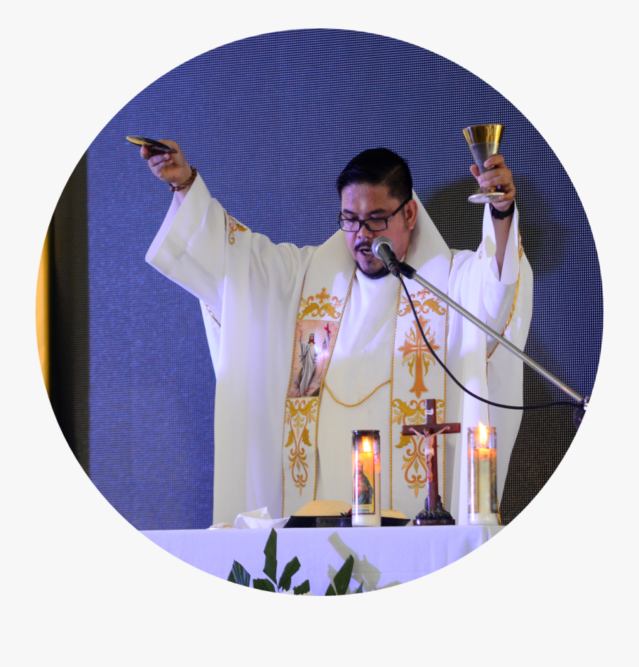 Transparent Priest Collar Png - Eucharistic Adoration, Transparent Clipart