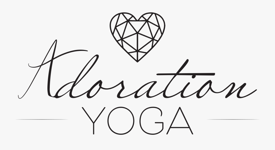 Adoration Yoga - Line Art, Transparent Clipart