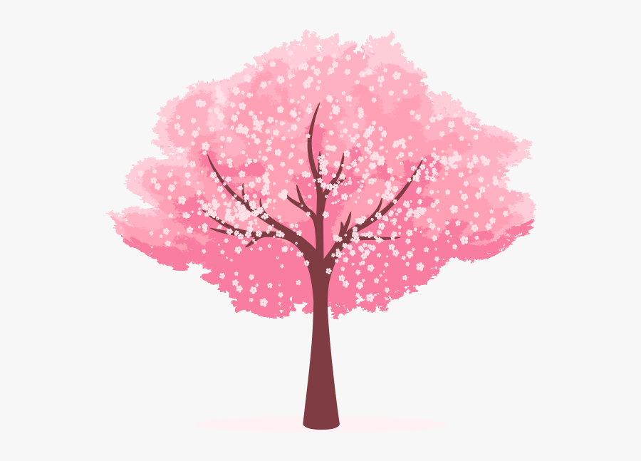 Cherry Blossom Clip Art - Cherry Blossom Tree Clipart, Transparent Clipart