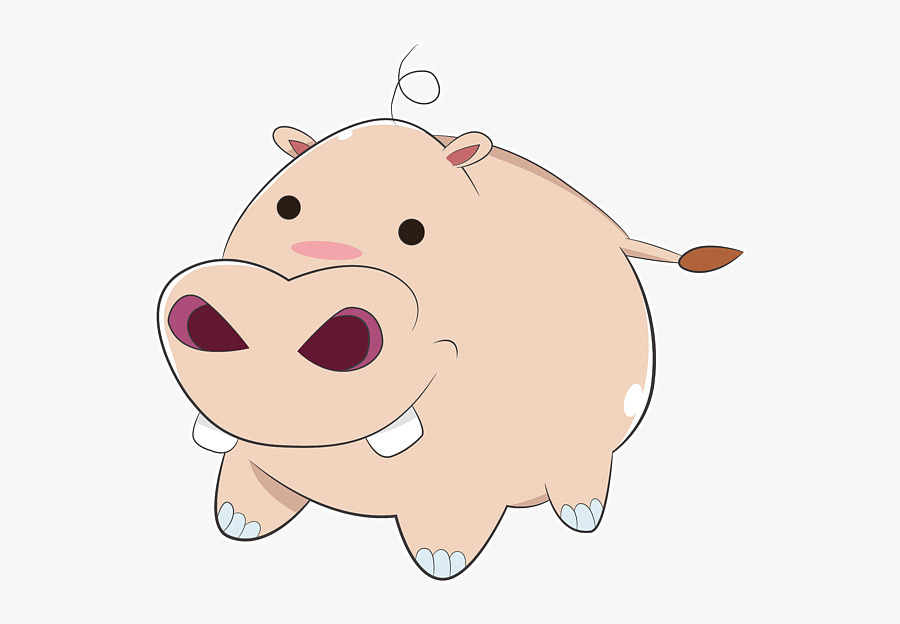Hippo Nose Illustration, Transparent Clipart