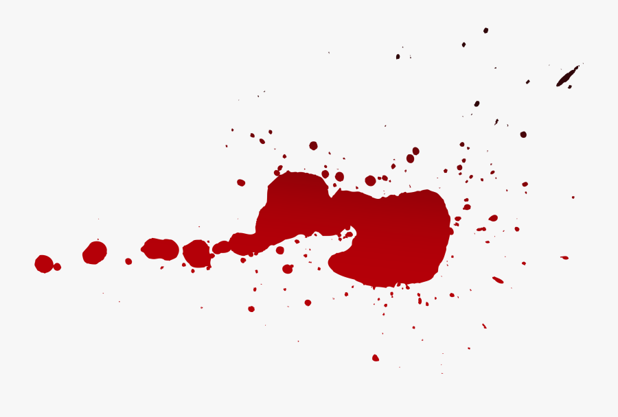 Blood Clip Art - Splash Of Blood, Transparent Clipart