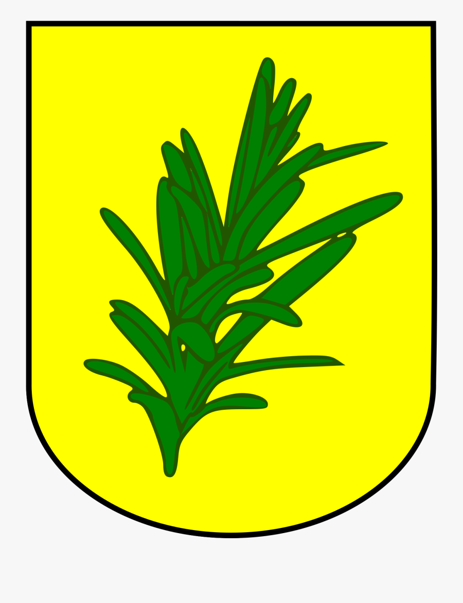 Planta De Romero Heraldica, Transparent Clipart